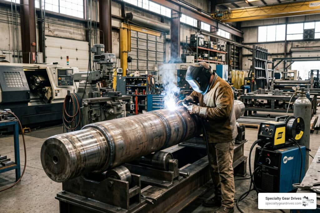 shaft repair welding